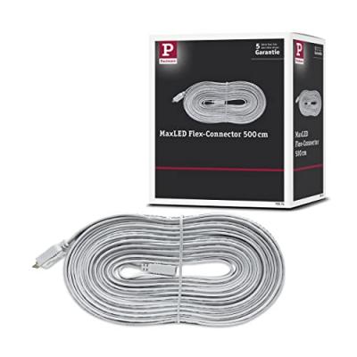 PAULMANN Connecteur MaxLED Flow  IP20 blanc L.5 m x P.1 5 cm x H.0 6 cm
