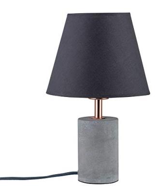 PAULMANN Lampe e27 max 20W design b&eacute;ton gris,  Tem