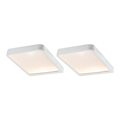 PAULMANN Eclairage en saillie des meubles LED Vane carr&eacute; 2X67 W