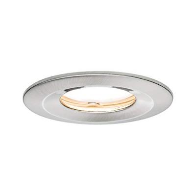 PAULMANN Kit spot &agrave; encastrer led coin slim ip65 6,8 w alu