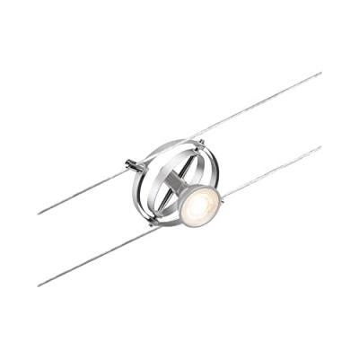 PAULMANN Spot individuel Wire Cardan 1x10W chrome mat Gris 