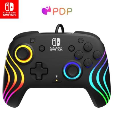 PDP Manette  Afterglow Wave Wired pour Nintendo Switch Noir 