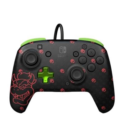 PDP  REMATCH GLOW Wired Controller Bowser Nintendo Switch