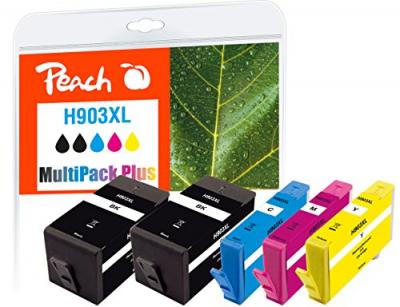 PEACH Encre PI300-768 cartouche d'encre Compatible Noir, Cyan, Magenta, Jaune Multipack 5 pi&egrave;ce(s)