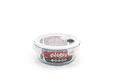 PEBBLY Boite de conservation ronde verre  borosilicate 950ml