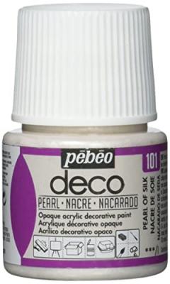 PEBEO P&eacute;b&eacute;o 285101 D&eacute;co Acrylique 1 Flacon Nacre de Soie 45 ml