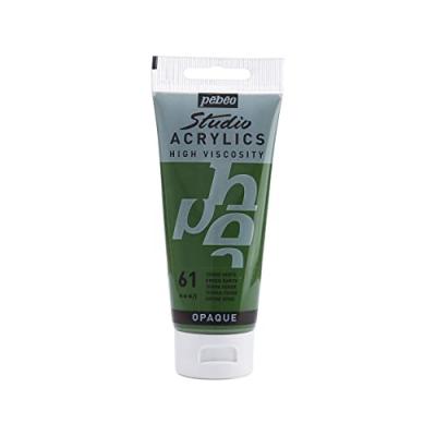 PEBEO P&eacute;b&eacute;o Peinture Studio Acrylique Tube Terre Vert 100 Ml