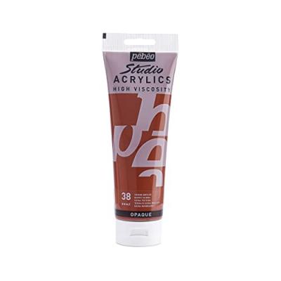 PEBEO Studio Acrylics 250ml Sienne Br&ucirc;lee
