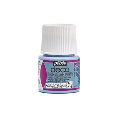  P&eacute;b&eacute;o Deco Peinture 45 ml Brillant Bleu Ciel 092132