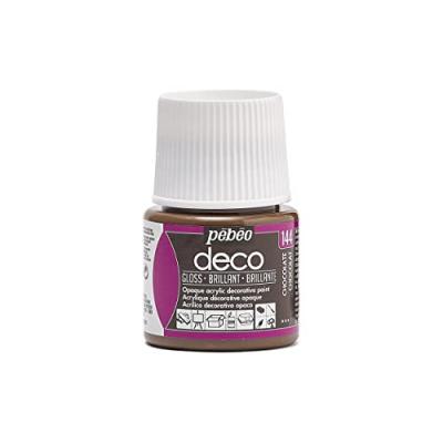PEBEO Peinture acrylique opaque brillante - chocolat - 45 ml 092-144