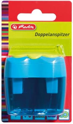 HERLITZ Pelikan 10921112&nbsp;&ndash;&nbsp;Double taille-crayon, multicolore - Assorti