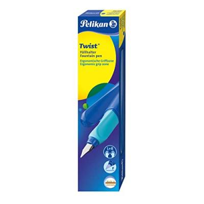 PELIKAN  814751, stylo-plume Twist, plume F, Deep Blue