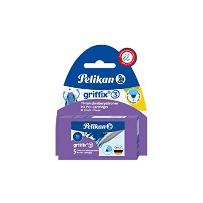 PELIKAN  griffix cartouches d'encre pour stylo feutre, carte - Lot de 3