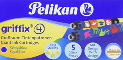 PELIKAN  griffix Cartouches d'encre, dans une bo&icirc;te pliante - Lot de 8