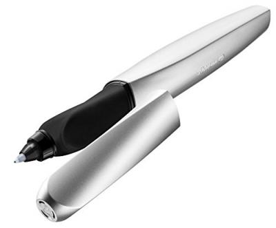 PELIKAN  R457 Twist Stylo roller pour droitier ou gaucher Argent&eacute;