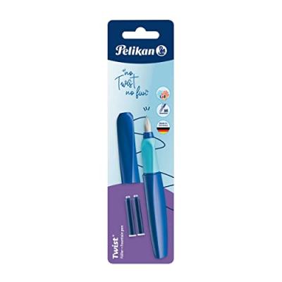 PELIKAN  Stylo plume Twist Deep Blue, bleu fonc&eacute; 0,000000 Noir