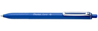 PENTEL Stylo bille r&eacute;tractable  Izee - Pointe large 1 mm -Bleu