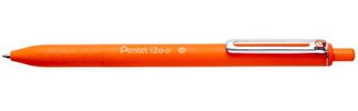 PENTEL  Stylo &agrave; bille r&eacute;tractable iZee, orange - Lot de 25