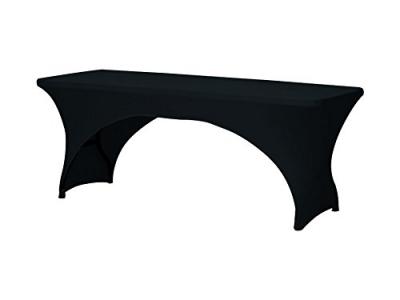  Housse de table rectangulaire - Stretch - 75 x 180 x 74 cm - Noir