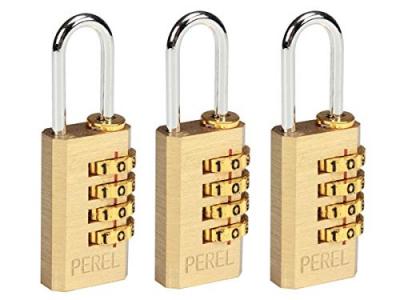 PEREL JEU DE 3 CADENAS A COMBINAISON 20 mm