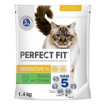 PERFECT FIT  Adult Chats st&eacute;rilis&eacute;s Riche en dinde - lot % : 5 x 1,4 kg