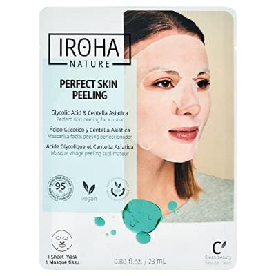 IROHA NATURE Masque Peeling Visage Perfect Skin &Agrave; L'acide Glycolique 