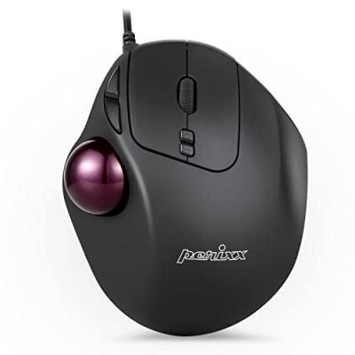PERIXX  trackball filaire usb ergonomique perimice-517