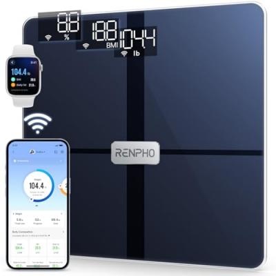  P&egrave;se-personnes wi-fi balance connect&eacute; de graisse corporelle bluetooth 13 mesures analyse