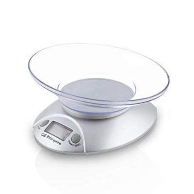 ORBEGOZO Balance De Cuisine &Eacute;lectronique  Pc 1009/ Jusqu'&agrave; 3kg/ Argent