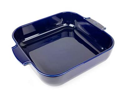 PEUGEOT Appolia Plat four c&eacute;ramique rectangle bleu profond 40 cm - 16'