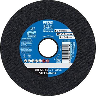 PFERD DISQUE &agrave; Tron&ccedil;onner  SG-ELASTIC EHT 125-1.6 A 46 R SG Inox