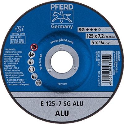 PFERD TOOLS Meule d'&eacute;barbage coud&eacute;e pour aluminium A24NSG 125x7