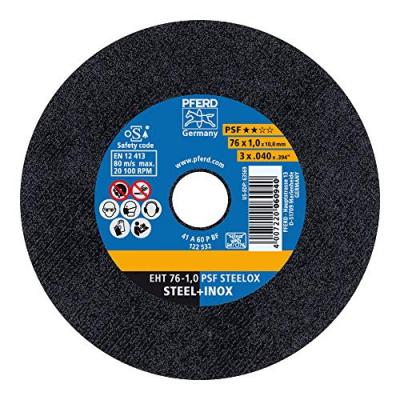 PFERD Disque s&eacute;par&eacute; 76-1.0 PSF Steelox / 10.0 VPE: 25