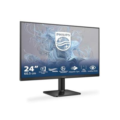 PHILIPS Moniteur PC -  - 24E2N1100LB - 24"" FHD - VA - 1ms - 100Hz - Adaptive Sync 