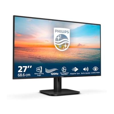 PHILIPS Moniteur  27E1N1200A/00 27"" 1080p 120 Hz IPS LowBlue Haut-parleurs VESA Noir