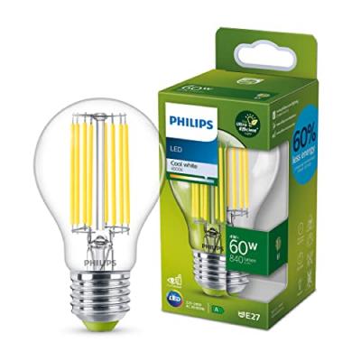 PHILIPS  ampoule LED E27 4W 4&nbsp;000K fil 840&nbsp;lm