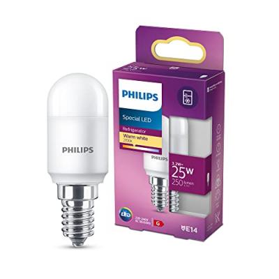 PHILIPS  ampoule LED Tube T25 E14 25W Blanc Chaud D&eacute;polie