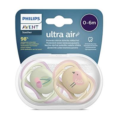 PHILIPS AVENT  Ultra Air X2 Girl Pacifiers Multicolore 0-6 Months