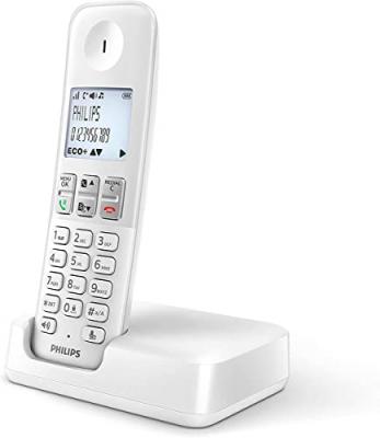 PHILIPS TELEPHONIE Philips Classic Range D2501w/34 Wireless Landline Phone Blanc