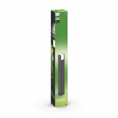 PHILIPS  - borne led ext&eacute;rieure arbour ip44 h77 cm - anthracite 414141