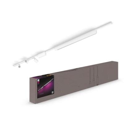 PHILIPS  - Lampe &agrave; led sur rail hue perifo-set 3 spots blanc- 40782400