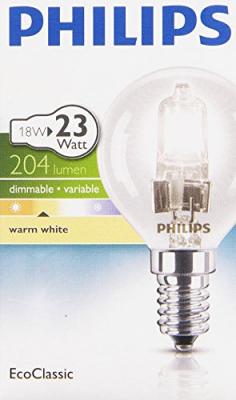 LIGHTO Halog&egrave;ne EcoClassic ampoule sph&eacute;rique 18W 230V E14