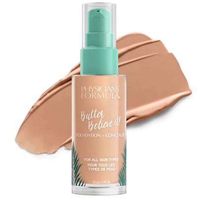 PHYSICIANS FORMULA  Butter Believe it! Foundation and Concealer 30ml (Various Shades) - Light-Medium