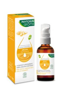 PHYTOSUN AROMS Huile Vegetale Argan Peaux Et Cheveux Secs Bio 50ml 