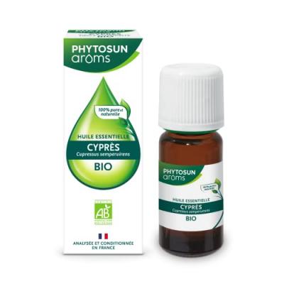 PHYTOSUN AROMS Huile Essentielle Cypres Bio Aroms 10ml 