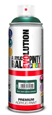 PINTY PLUS Peinture en a&eacute;rosol pintyplus evolution 520cc ral 6005 vert mousse