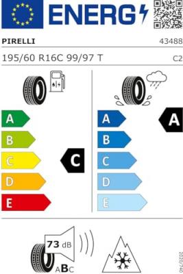 PIRELLI  Carrier Winter ( 195/60 R16C 99/97T ) 99/97
