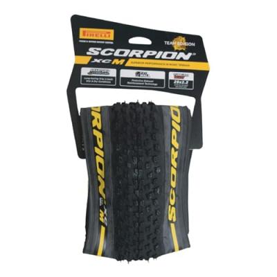 PIRELLI  Scorpion MTB M 29 x 2.2 Yellow Adulte Unisexe Noir Etag&egrave;re