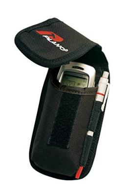 PLANO  488359 539TB Porte-t&eacute;l&eacute;phone mobile en tissu sp&eacute;cial rembourr&eacute;, Noir/rouge, 16,5 x 10 x 5 cm