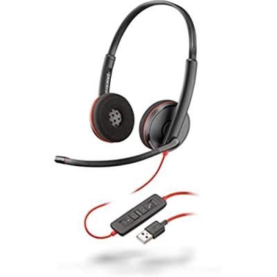 POLY Hp 80s02aa Blackwire C3220 Usb-a Voip Headphones Argent&eacute;